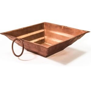 Pure copper pyramid havan kund for Agnihotra and Vedic fire rituals.